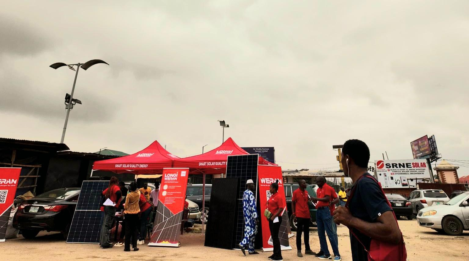 WERAN Solar&rsquo;s Groundbreaking Arena Market Activation in Lagos